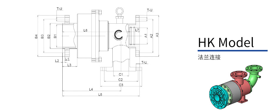 HK冷渣机旋转接头图纸 HK冷渣机旋转接头图纸