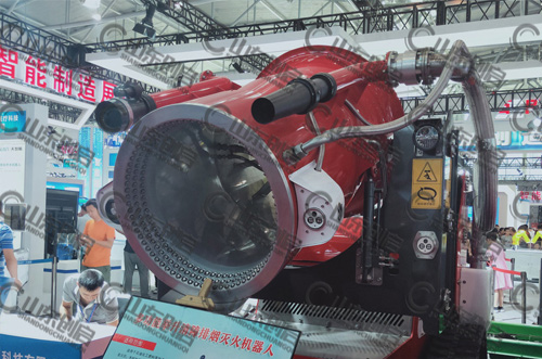 多功能举升清障排烟灭火机器人用WF型回转接头应用案例